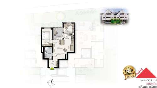 Foto - Wohnung zum Kaufen in Weil im Schönbuch 299.000,00 € 50 m²