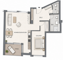 Wohnung zum Mieten in Albstadt-Tailfingen 936,75 € 62.45 m²