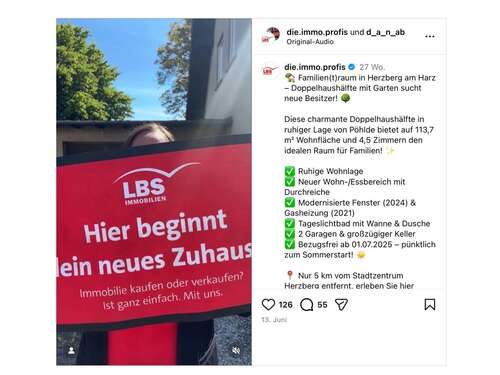 Foto - Haus zum Kaufen in Herzberg 159.000,00 € 113.7 m²