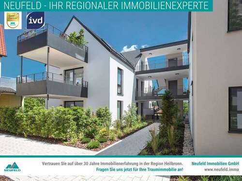 Foto - Wohnung zum Mieten in Heilbronn 1.329,00 € 83.81 m²