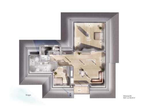 Foto - Wohnung zum Mieten in Oberried 1.450,00 € 104 m²