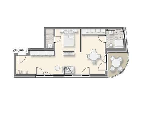 Foto - Wohnung zum Kaufen in Weinsberg 345.900,00 € 58.64 m²