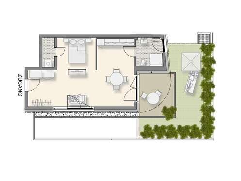 Foto - Wohnung zum Kaufen in Weinsberg 311.500,00 € 53.68 m²