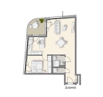 Foto - Wohnung zum Kaufen in Weinsberg 393.900,00 € 67.87 m²