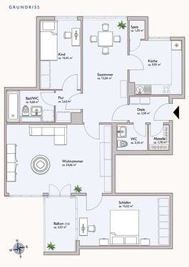 Foto - Wohnung zum Kaufen in München 899.000,00 € 95 m²