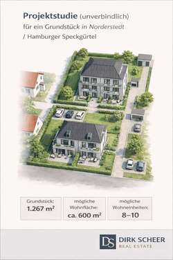 Foto - Grundstück zu verkaufen in Norderstedt 745.000,00 € 1267 m²