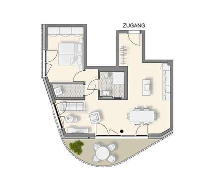 Foto - Wohnung zum Kaufen in Weinsberg 399.900,00 € 68.94 m²