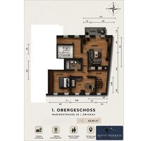 Wohnung zum Mieten in Zwickau 530,00 € 84 m²