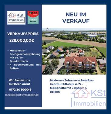Foto - Wohnung zum Kaufen in Zwenkau 228.000,00 € 90 m²