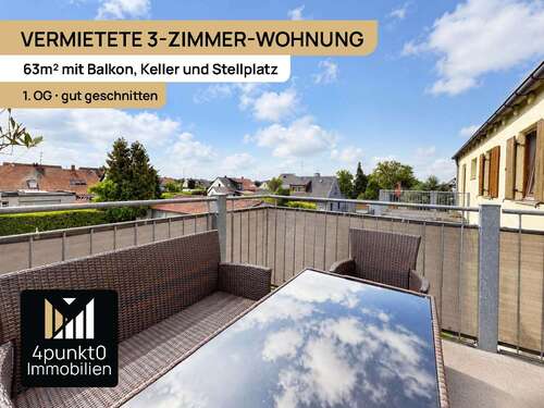 Foto - Wohnung zum Kaufen in Gablingen 174.000,00 € 63 m²