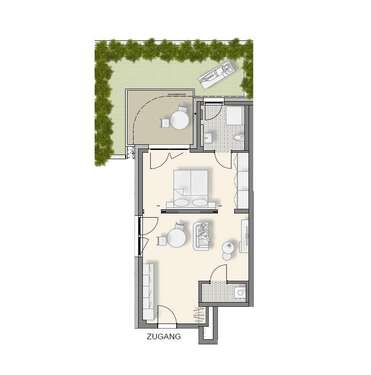 Foto - Wohnung zum Kaufen in Weinsberg 330.900,00 € 57.06 m²