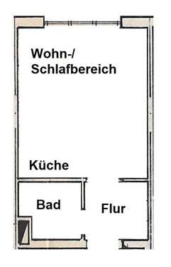Foto - Wohnung zum Kaufen in Göttingen 68.500,00 € 18.5 m²