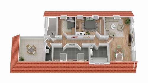 Foto - Wohnung zum Kaufen in Vaihingen 234.000,00 € 81 m²