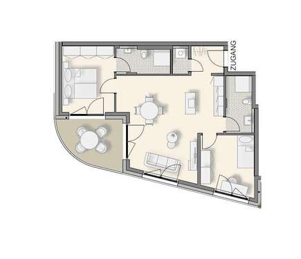Foto - Wohnung zum Kaufen in Weinsberg 451.500,00 € 76.5 m²