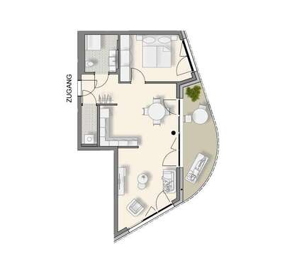 Foto - Wohnung zum Kaufen in Weinsberg 371.900,00 € 64.06 m²