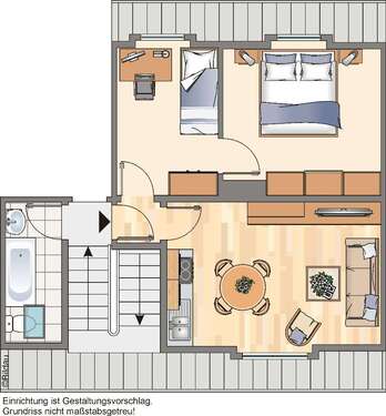 Foto - Wohnung zum Mieten in Bochum 309,00 € 41.82 m²