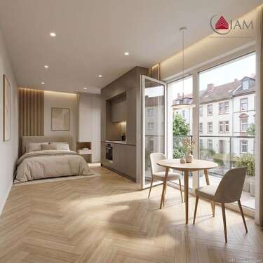 Foto - Wohnung zum Kaufen in Frankfurt am Main 355.000,00 € 34.51 m²