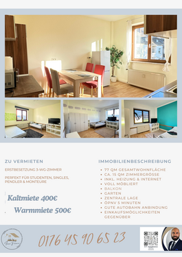 Foto - Wohnung zum Mieten in Duisburg 400,00 € 77 m²