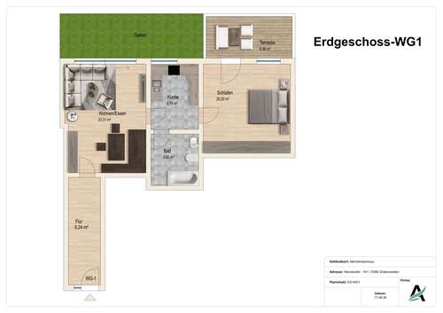 Foto - Wohnung zum Mieten in Grabenstetten 865,00 € 72 m²
