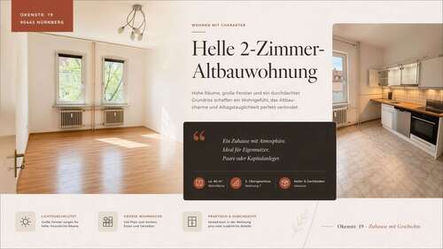 Foto - Wohnung zum Kaufen in Nürnberg 222.000,00 € 66 m²
