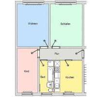 Wohnung zum Mieten in Dechow 441,00 € 63 m²