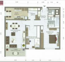 Wohnung zum Mieten in Frankfurt am Main 1.590,00 € 86 m²
