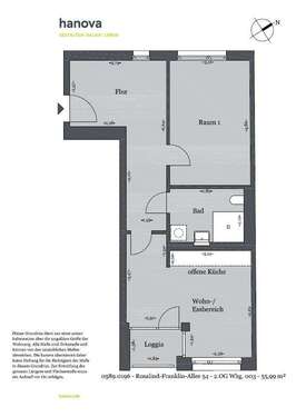 Foto - Wohnung zum Mieten in Hannover 615,89 € 55.99 m²