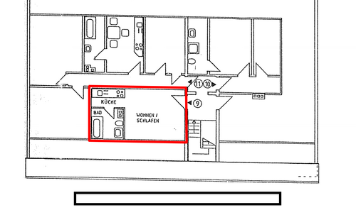 Foto - Wohnung zum Mieten in Castrop-Rauxel 240,00 € 24 m²