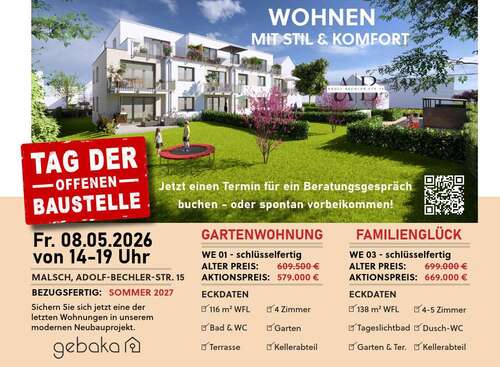Foto - Wohnung zum Kaufen in Malsch 669.000,00 € 138 m²