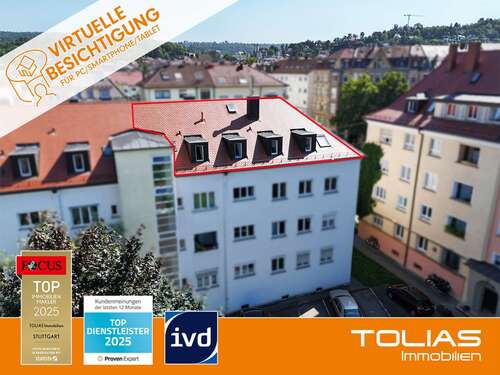 Foto - Wohnung zum Kaufen in Stuttgart 595.000,00 € 108.23 m²