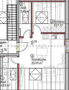 Foto - Wohnung zum Mieten in Unterwattenbach 635,00 € 42.29 m²