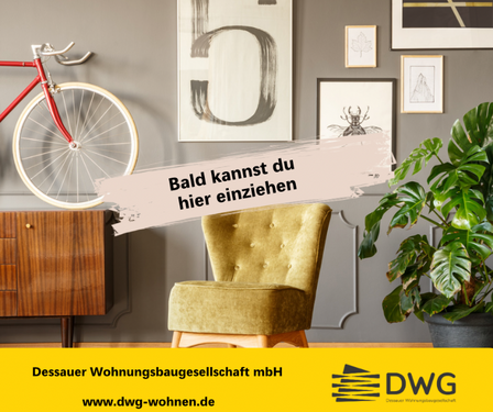 Foto - Wohnung zum Mieten in Dessau-Roßlau 350,00 € 44.97 m²