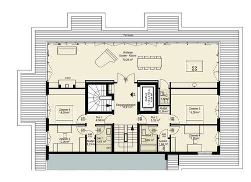 Foto - Wohnung zum Kaufen in Berlin 1.790.000,00 € 252.67 m²