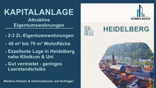 Foto - Wohnung zum Kaufen in Heidelberg 514.500,00 € 80.08 m²