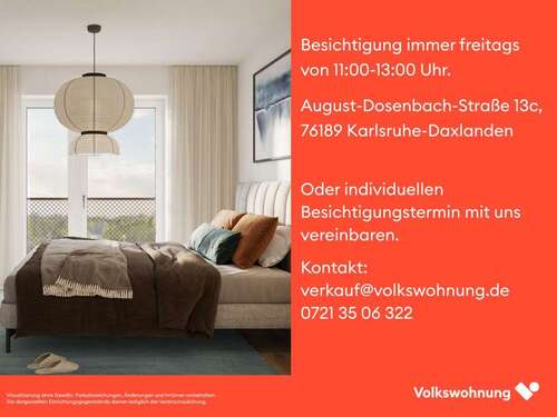 Foto - Wohnung zum Kaufen in Karlsruhe 533.090,00 € 91.36 m²