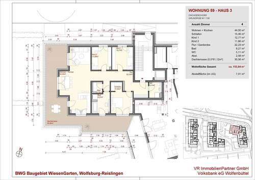 Foto - Wohnung zum Kaufen in Wolfsburg 559.500,00 € 153.82 m²