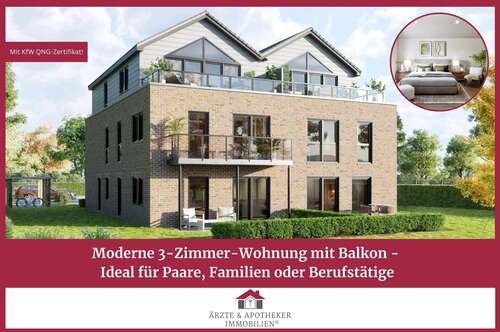 Foto - Wohnung zum Kaufen in Moormerland 299.000,00 € 73.2 m²