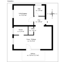 Wohnung zum Mieten in Weimar 420,00 € 49.69 m²