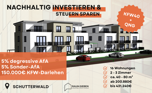 Foto - Wohnung zum Kaufen in Schutterwald 329.900,00 € 68.03 m²