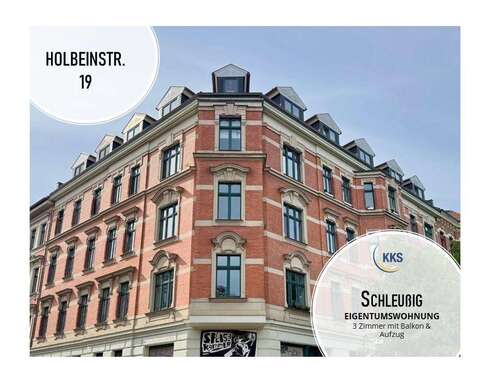 Foto - Wohnung zum Kaufen in Leipzig 225.000,00 € 72.87 m²