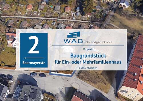 Foto - Grundstück zu verkaufen in München 1.800.000,00 € 880 m²