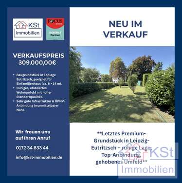 Foto - Grundstück zu verkaufen in Leipzig Eutritzsch 309.000,00 € 388 m²