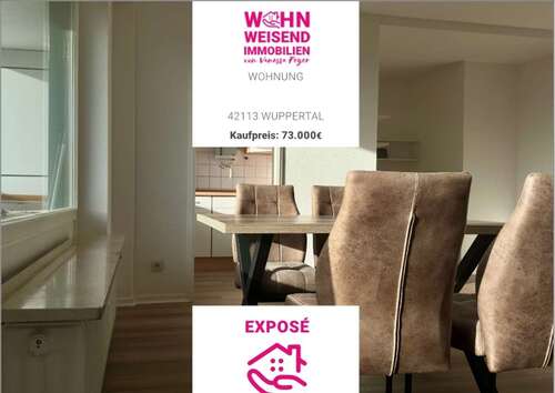 Foto - Wohnung zum Kaufen in Wuppertal 73.000,00 € 52 m²