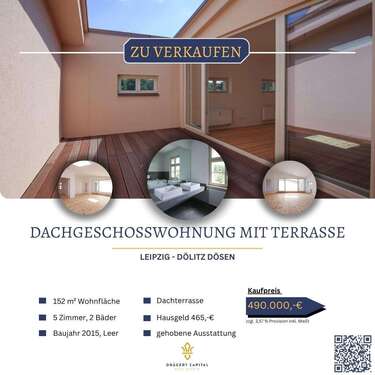 Foto - Wohnung zum Kaufen in Leipzig Dölitz-Dösen 490.000,00 € 152.48 m²
