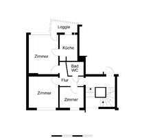 Wohnung zum Mieten in Bremerhaven 310,00 € 47.72 m²