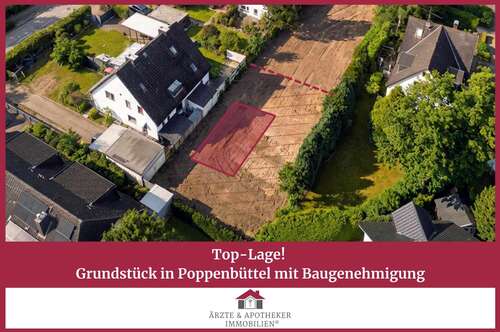 Foto - Grundstück zu verkaufen in Hamburg Poppenbüttel 439.000,00 € 455.5 m²