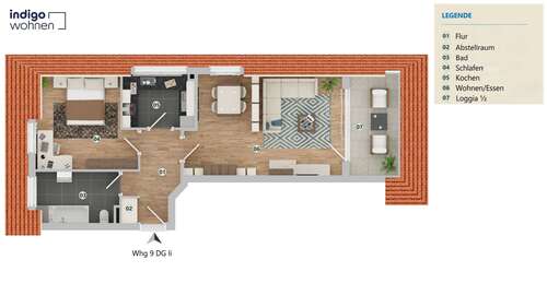 Foto - Wohnung zum Mieten in Syke 589,00 € 62 m²