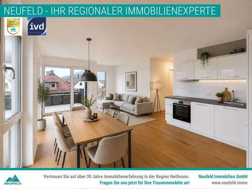 Foto - Wohnung zum Mieten in Heilbronn 1.390,00 € 86.83 m²