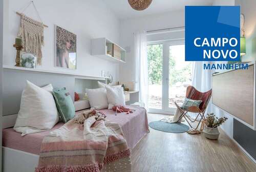 Foto - Wohnung zum Mieten in Mannheim 470,00 € 20.97 m²