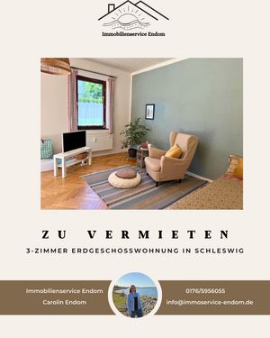 Foto - Wohnung zum Mieten in Schleswig 800,00 € 90 m²